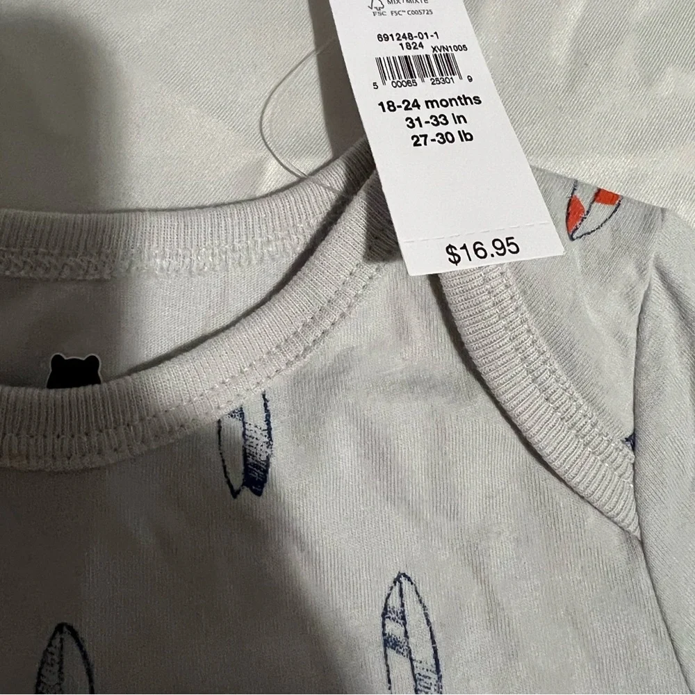 Baby Gap Surfboard onesie NWT